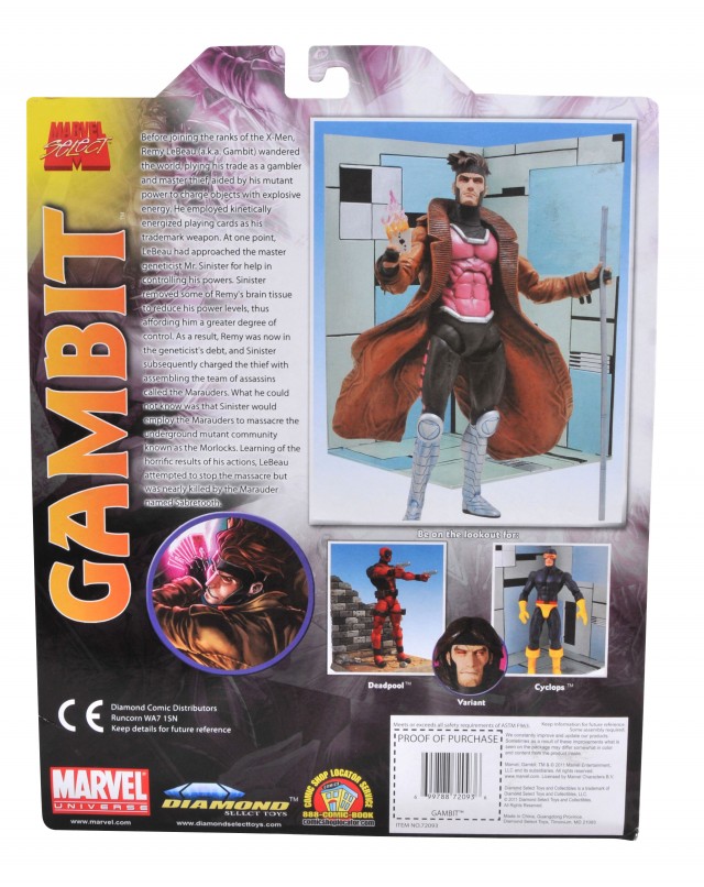 marvel gambit toys