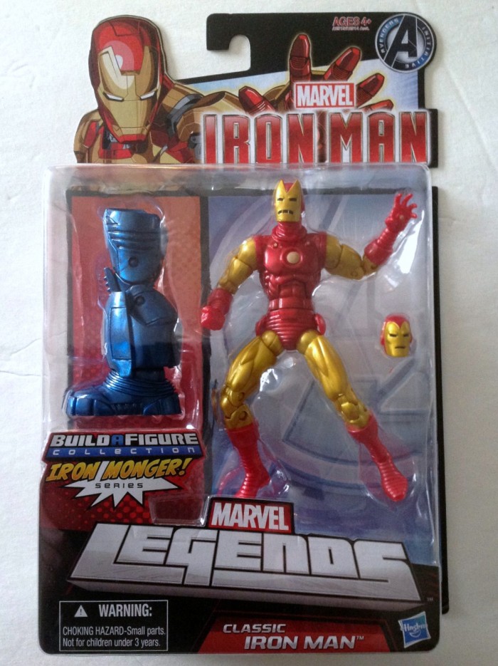 Hasbro Iron Man 3 Marvel Legends Series 1 with Build-A-Figure Iron ...