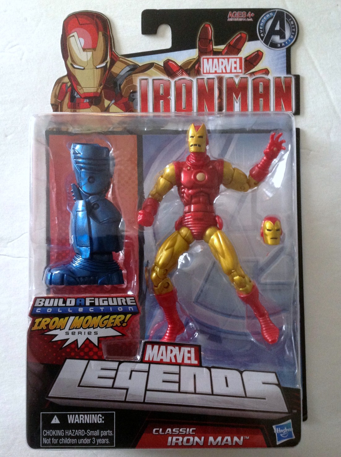 Hasbro Iron Man 3 Marvel Legends Series 1 with Build-A-Figure Iron ...