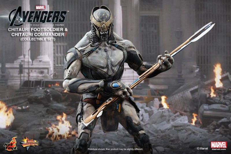 hot toys chitauri set