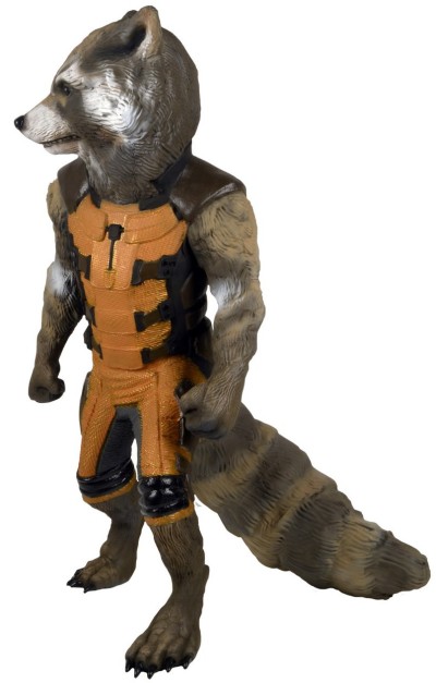 life size rocket raccoon statue