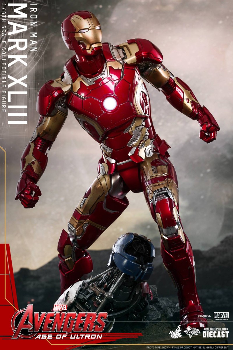 Hot Toys Avengers: Age of Ultron - Iron Man Mark XLIII, Captain America ...