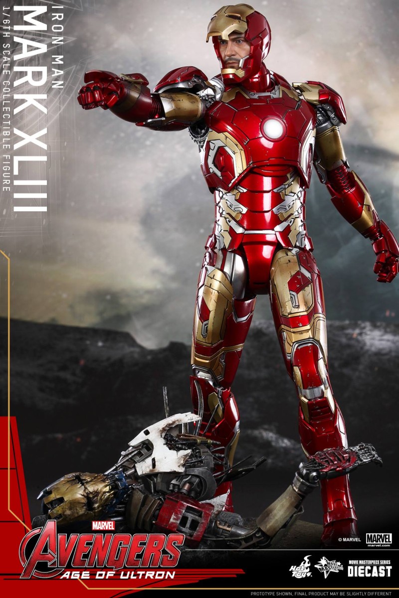 Hot Toys Avengers: Age of Ultron - Iron Man Mark XLIII, Captain America ...